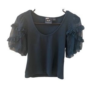 Maeve by Anthropologie Blue/Green top, S
